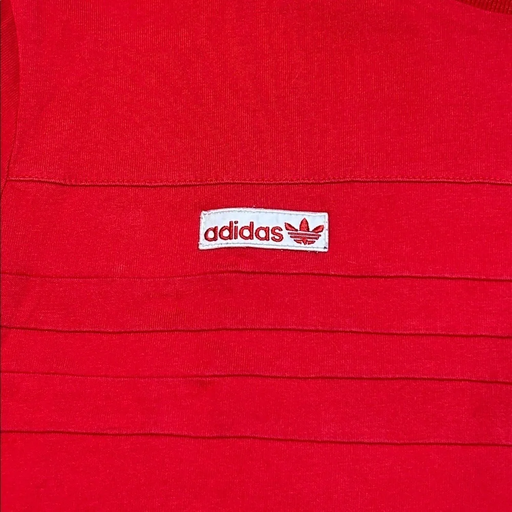 Adidas Red England Flag Men's Tee
